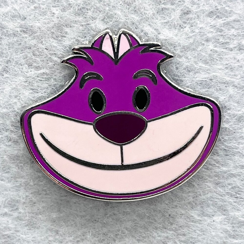 🔮5/$25 Disney Alice in Wonderland‎ Cheshire Cat Smile Emoji Pin
